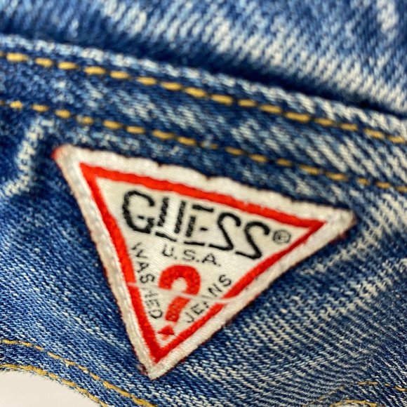 Guess Vintage Women’s Denim Jean Jacket #GuessJack - Picture 4 of 5